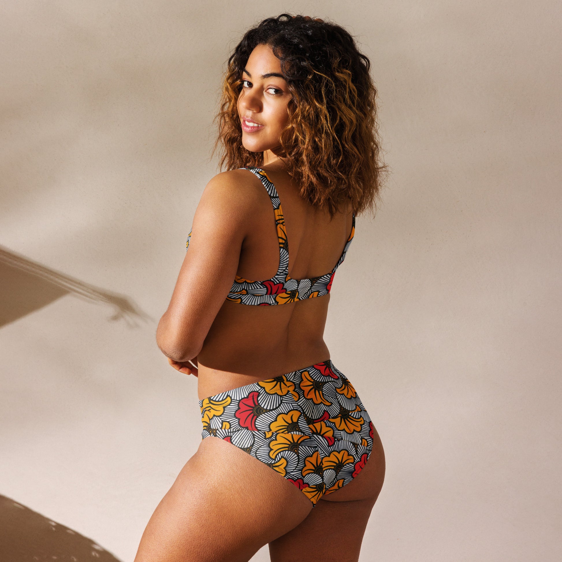 Bas de maillot de bain éco-responsable taille haute Mayli Jay'