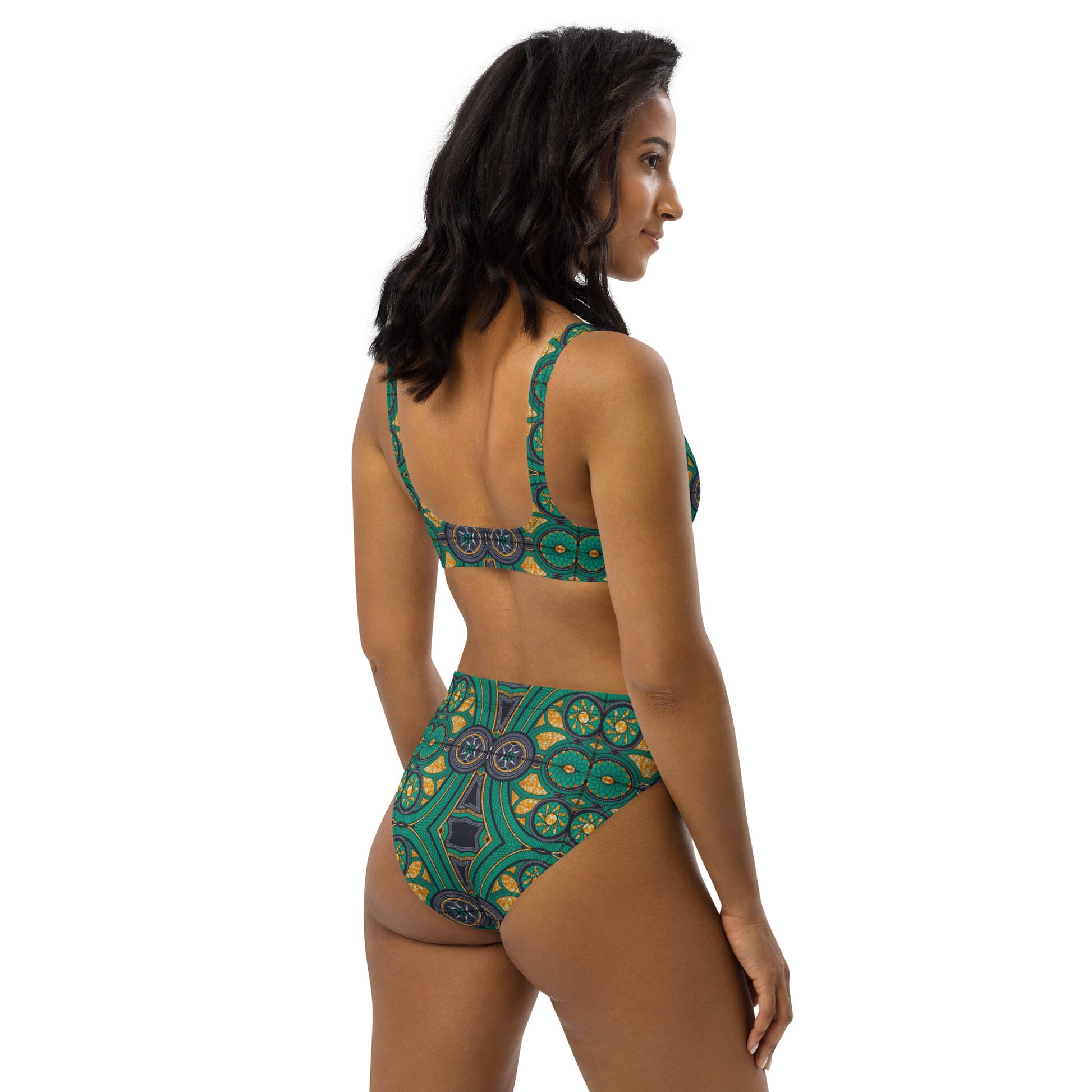 Bikini éco-responsable taille haute - EMERALD Mayli Jay'